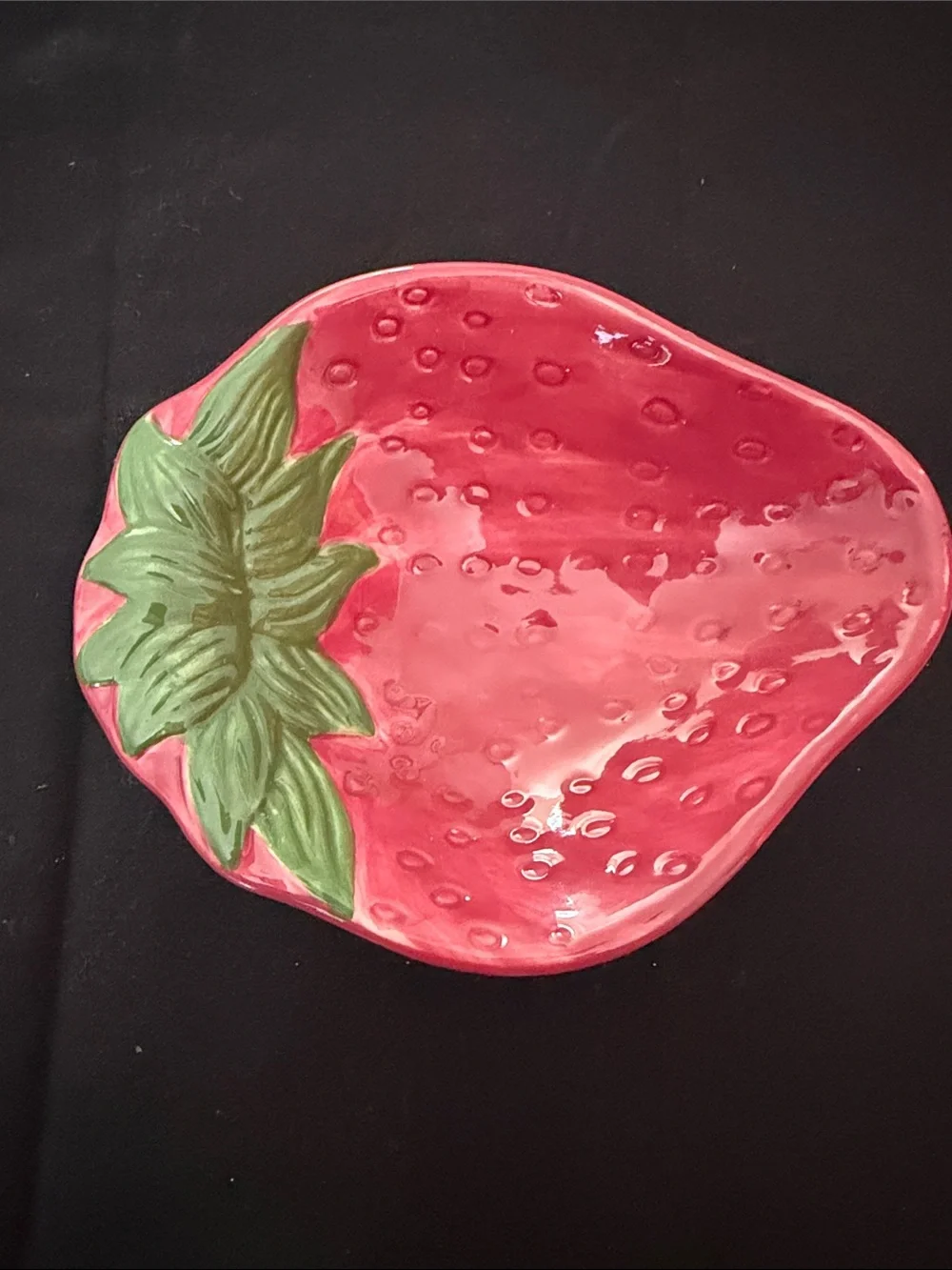 Vintage Hausenware Ceramic Plate Strawberry Shortcake Gift Set